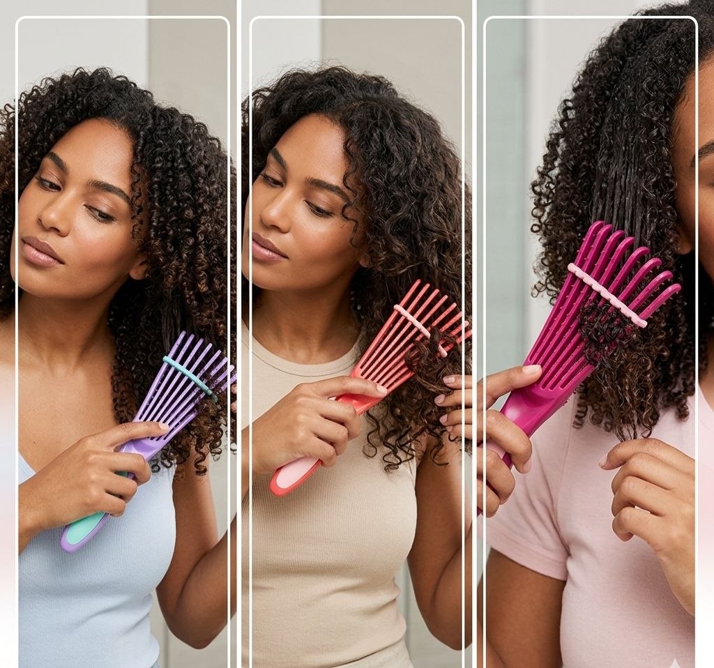 CEPILLO PARA EL CABELLO ESTILO PULPO DEFINIDOR DE RIZOS DOMPEL