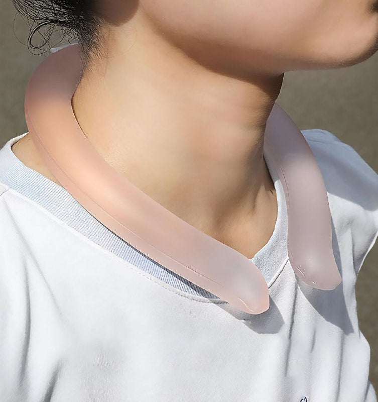 COLLARIN DE ENFRIAMIENTO PARA EL CUELLO, ANILLO REFRESCANTE INSTANTANEO, TEMPERATURA DE 15C, SIN QUEMADURAS POR HIELO, SIMPLE Y SEGURO NECK COOLING RING 5 COLORES