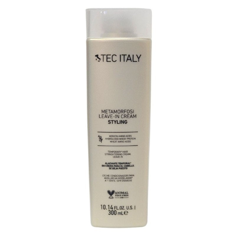 CREMA DE PEINAR PARA EL CONTROL DE FRIZZ Y ALISADO TEMPORAL CON PROTECCION TERMICA TEC ITALY 300ML