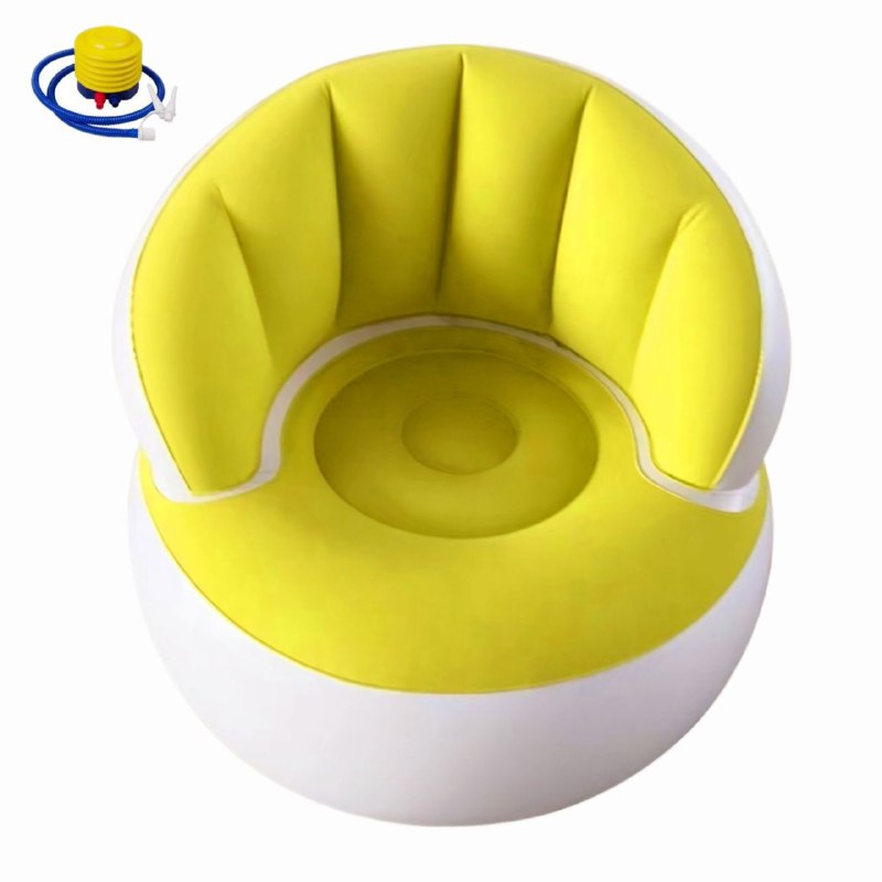 SOFA INFLABLE RECLINABLE, PARA EXTERIORES O INTERIORES CON BOMBA DE AIRE, 6 COLORES