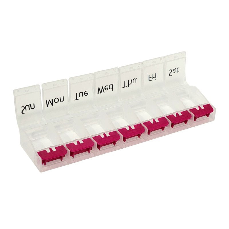 ORGANIZADOR DE PASTILLAS SEMANAL COMPACTO Y LIGERO STAY BEAUTIFUL 5.2X22CM