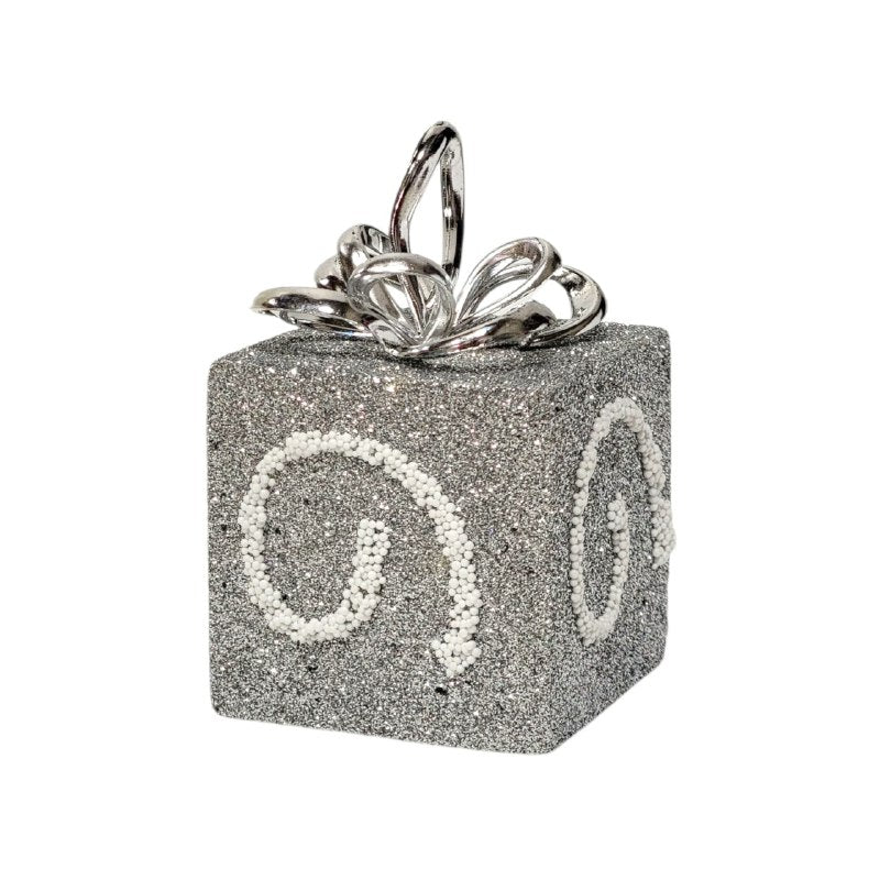 DECORACION ADORNO MINI CAJITAS DE REGALO DE LUJO NAVIDEÑAS 6X9CM, 3 ESTILOS