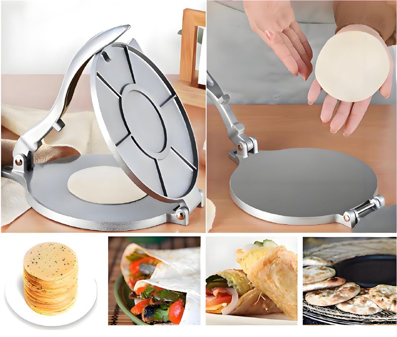 PRENSA PARA TORTILLAS TRADICIONAL DE ALEACION DE ALUMINIO