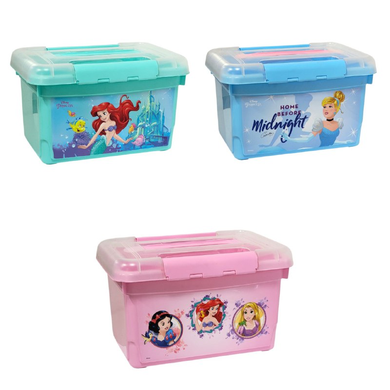 ORGANIZADOR CAJA DE ALMACENAMIENTO ORGANIZADORA PARA NIÑAS DE PRINCESAS 19X22X32CM
