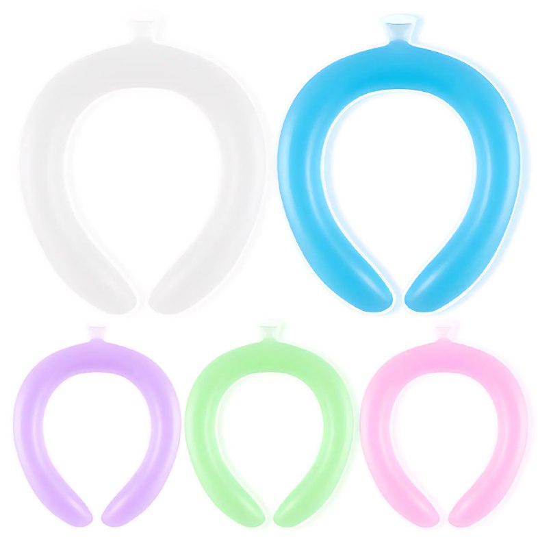 COLLARIN DE ENFRIAMIENTO PARA EL CUELLO, ANILLO REFRESCANTE INSTANTANEO, TEMPERATURA DE 15C, SIN QUEMADURAS POR HIELO, SIMPLE Y SEGURO NECK COOLING RING 5 COLORES