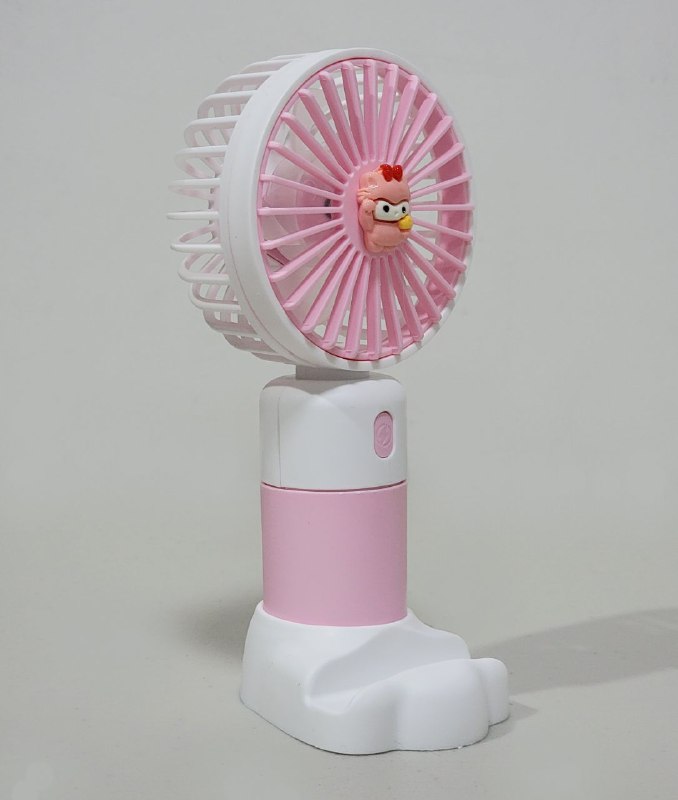 VENTILADOR DE MANO O MESA RECARGABLE CON SOPORTE PARA CELULAR LINGPAN