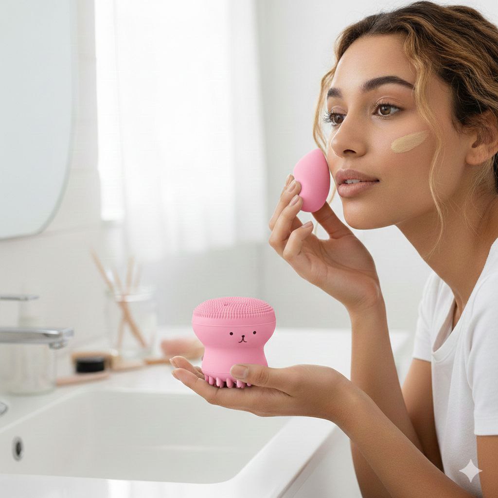 SET DE MAQUILLAJE Y CUIDADO FACIAL 2PCS SOFT PUFF