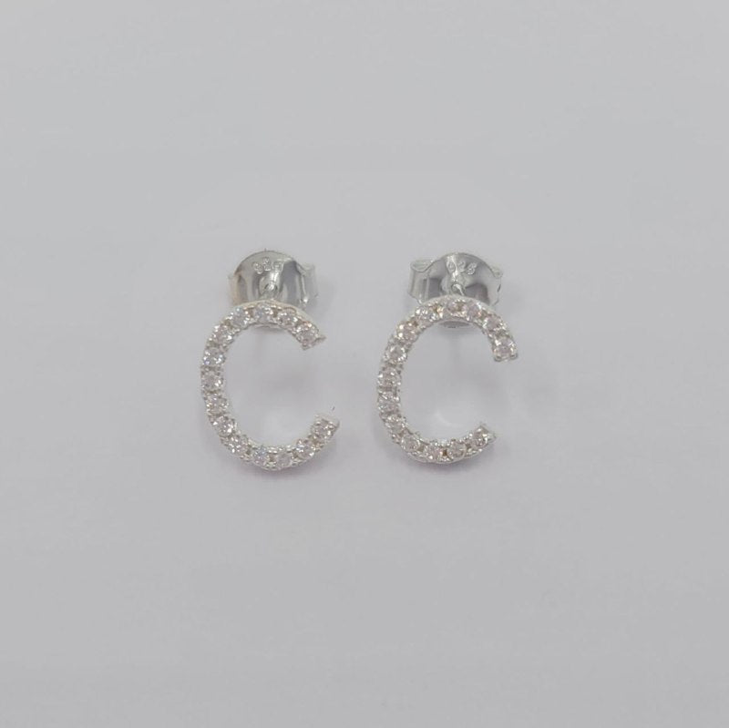 PSET2613 SET FORMA LETRA C PLATA 9.25