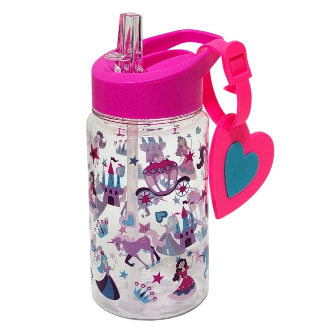 BOTE DE AGUA CON DISEÑO INFANTIL PRINCESAS LIFE ART