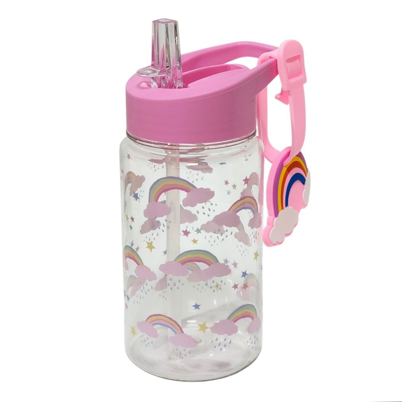 BOTE DE AGUA CON DISEÑO INFANTIL DE ARCOIRIS LIFE ART