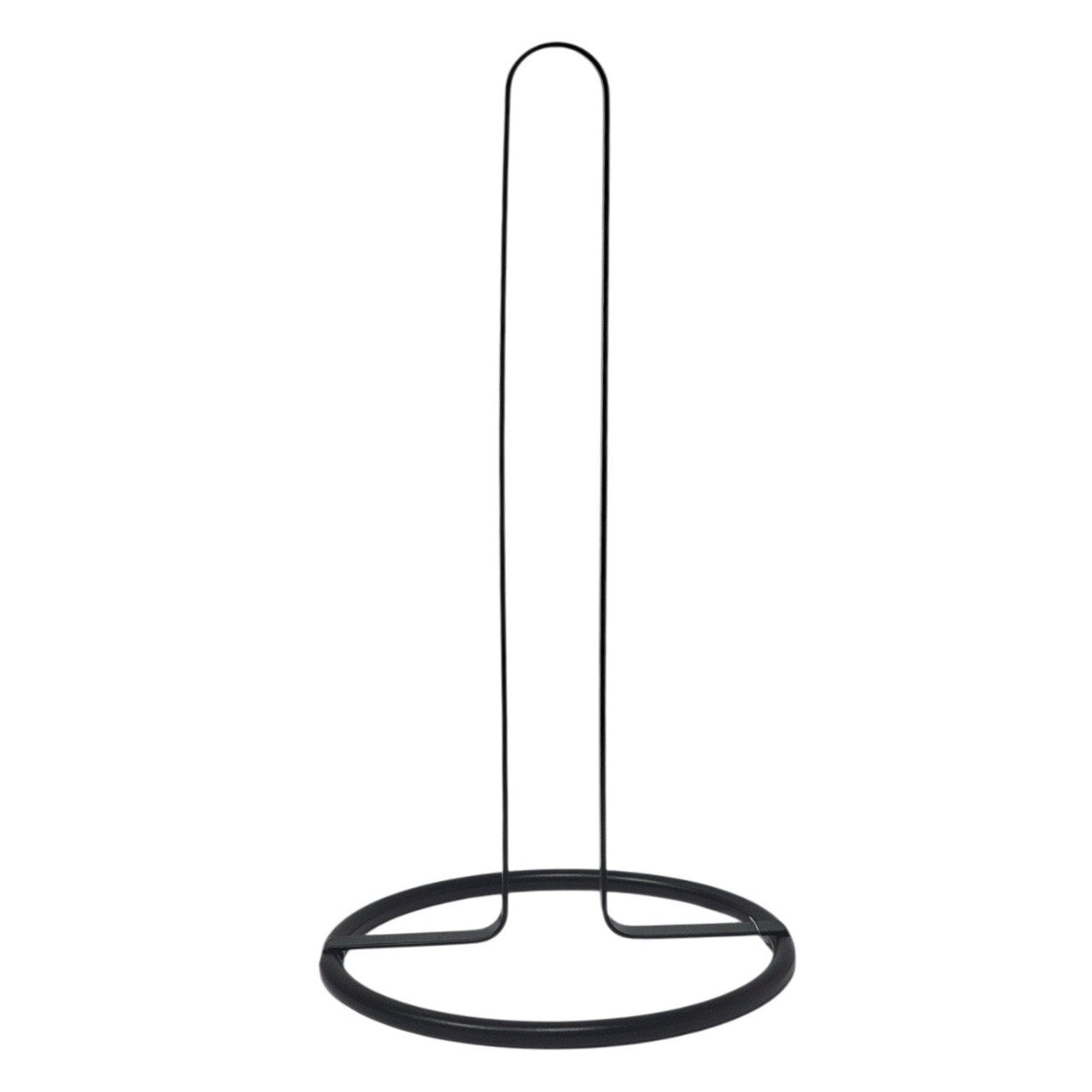 SUJETADOR DE PAPEL DE COCINA METAL ACABADO NEGRO MATE LIFE ART 28CM