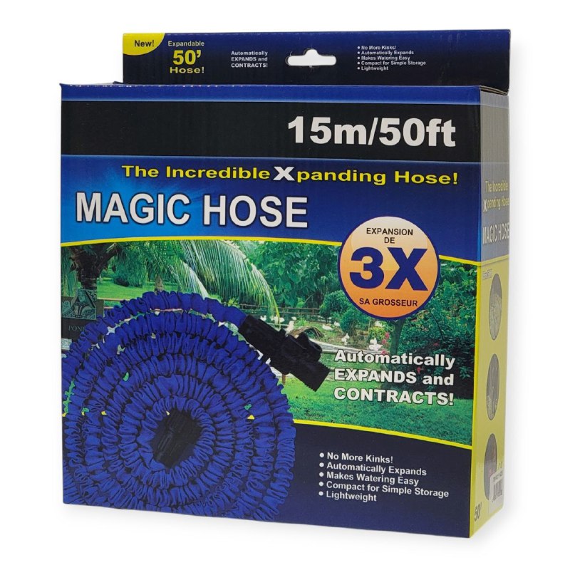MANGUERA EXPANDIBLE FLEXIBLE ANTI FUGAS DE 15MTS MAGIC HOSE