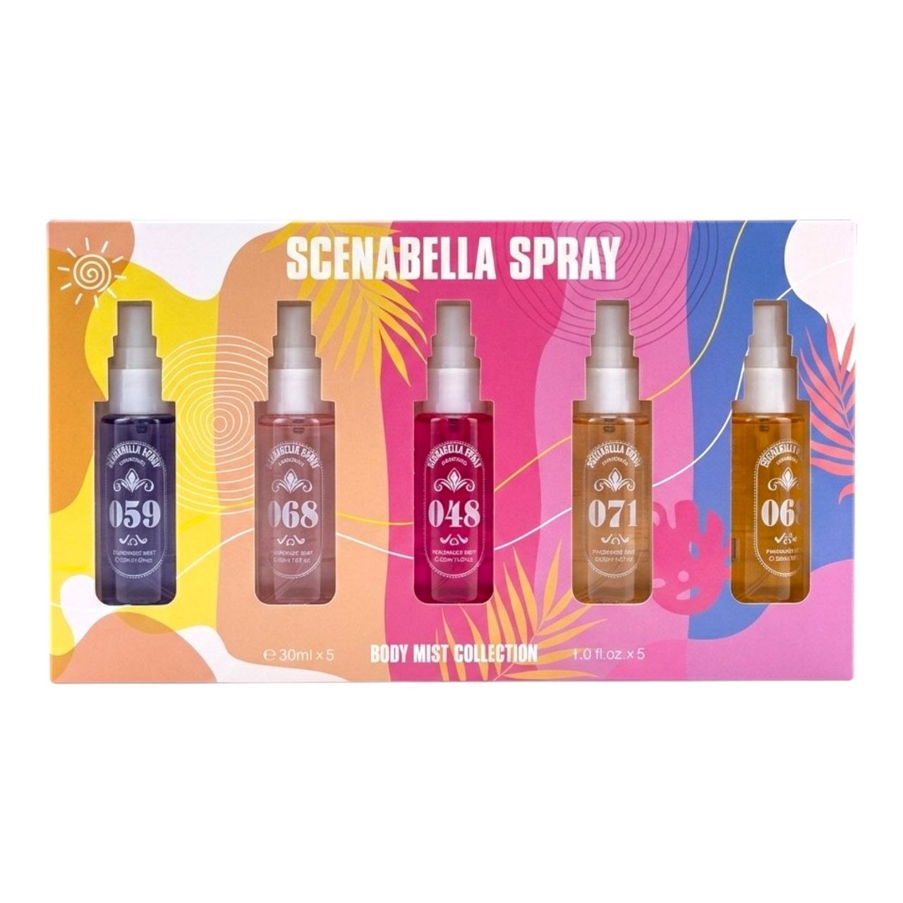SET MINI SCENABELLA 30MLX5 (M) (AROMA SIMILAR A SOL DE JANEIRO)
