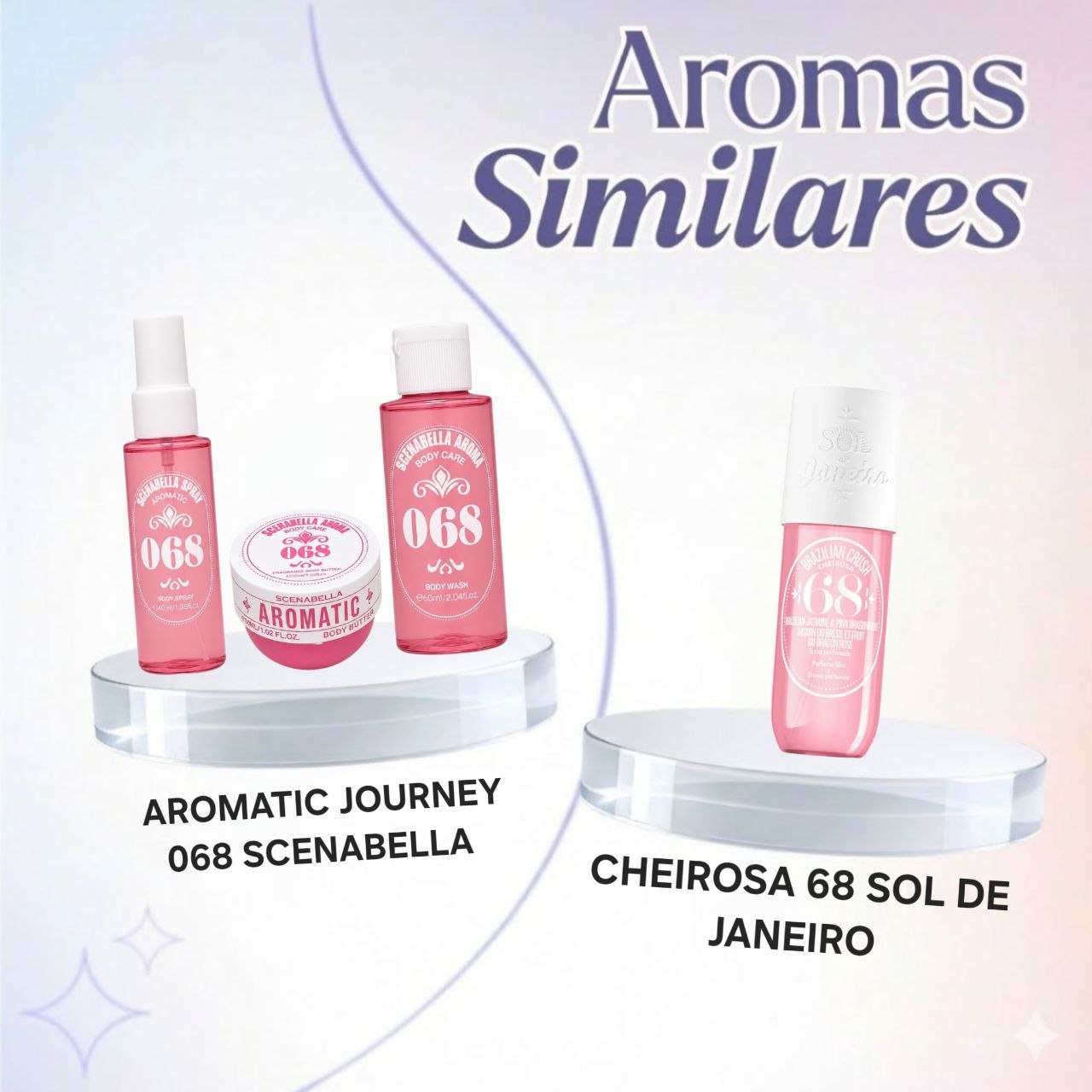 SET SCENABELLA AROMATIC JOURNEY 068 BODY SPRAY 40ML CREMA CORPORAL 30ML GEL DE DUCHA 60ML (M) (AROMA SIMILAR A SOL DE JANEIRO CHEIROSA 68)