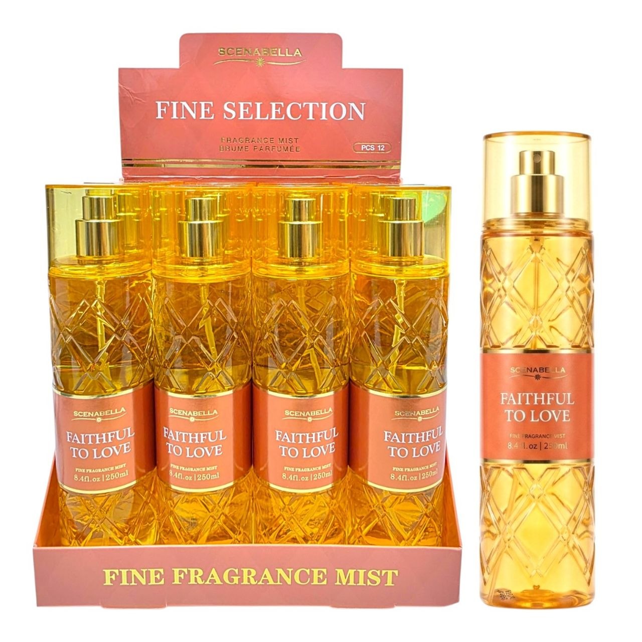 SPLASH SCENABELLA FAITHFUL TO LOVE 250ML (M) (AROMA SIMILAR A BATH & BODY WORKS LOYAL TO YOU)