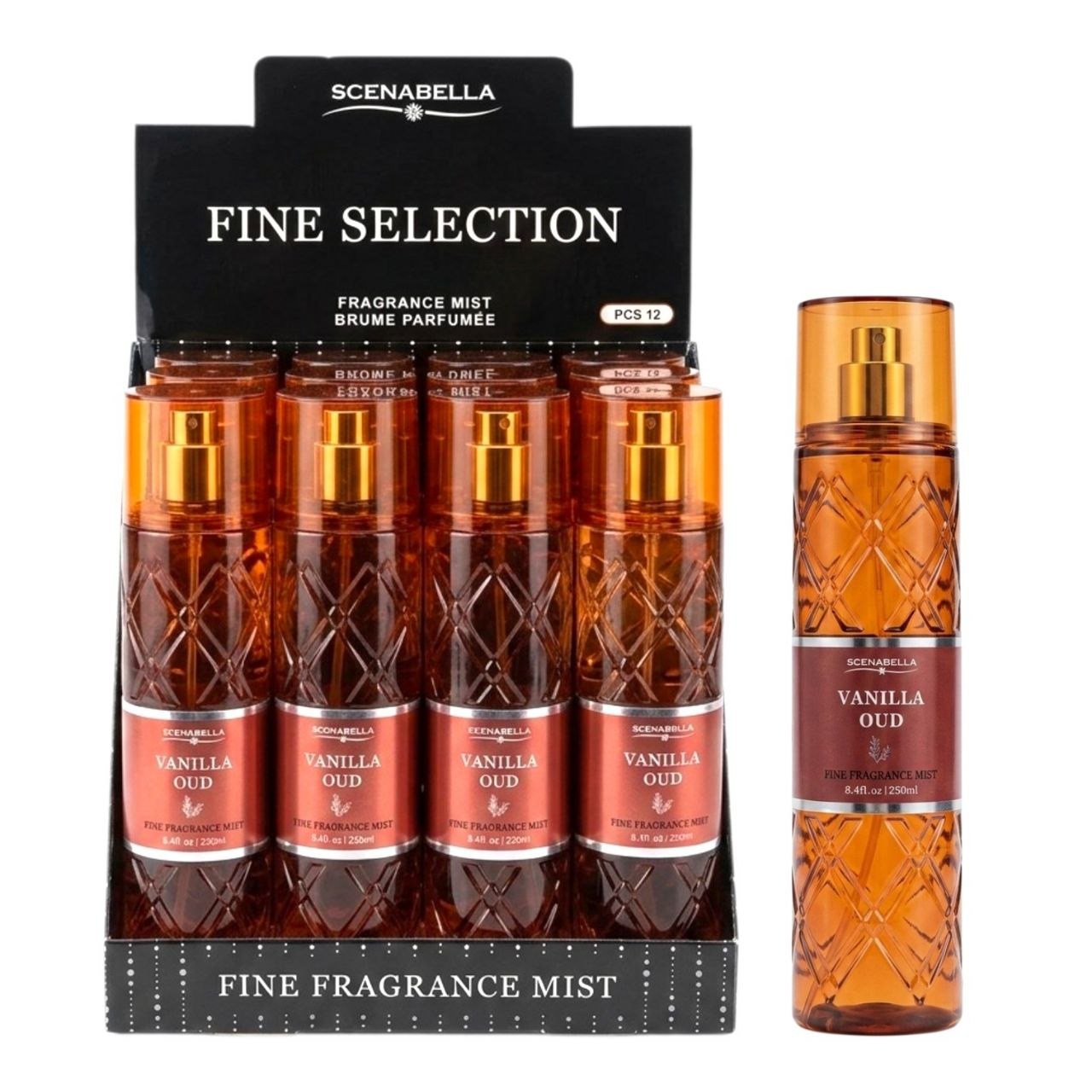 SPLASH SCENABELLA VANILLA OUD 250ML (M) (AROMA SIMILAR A BATH & BODY WORKS VIVA VANILLA)