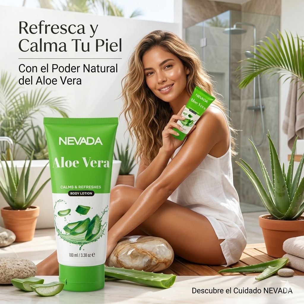 CREMA CORPORAL HIDRATANTE DE ALOE VERA NEVADA 100ML
