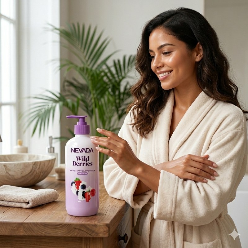 CREMA CORPORAL HIDRATANTE DE USO DIARIO CON EXTRACTOS DE FRUTOS FRESCOS NEVADA 500ML