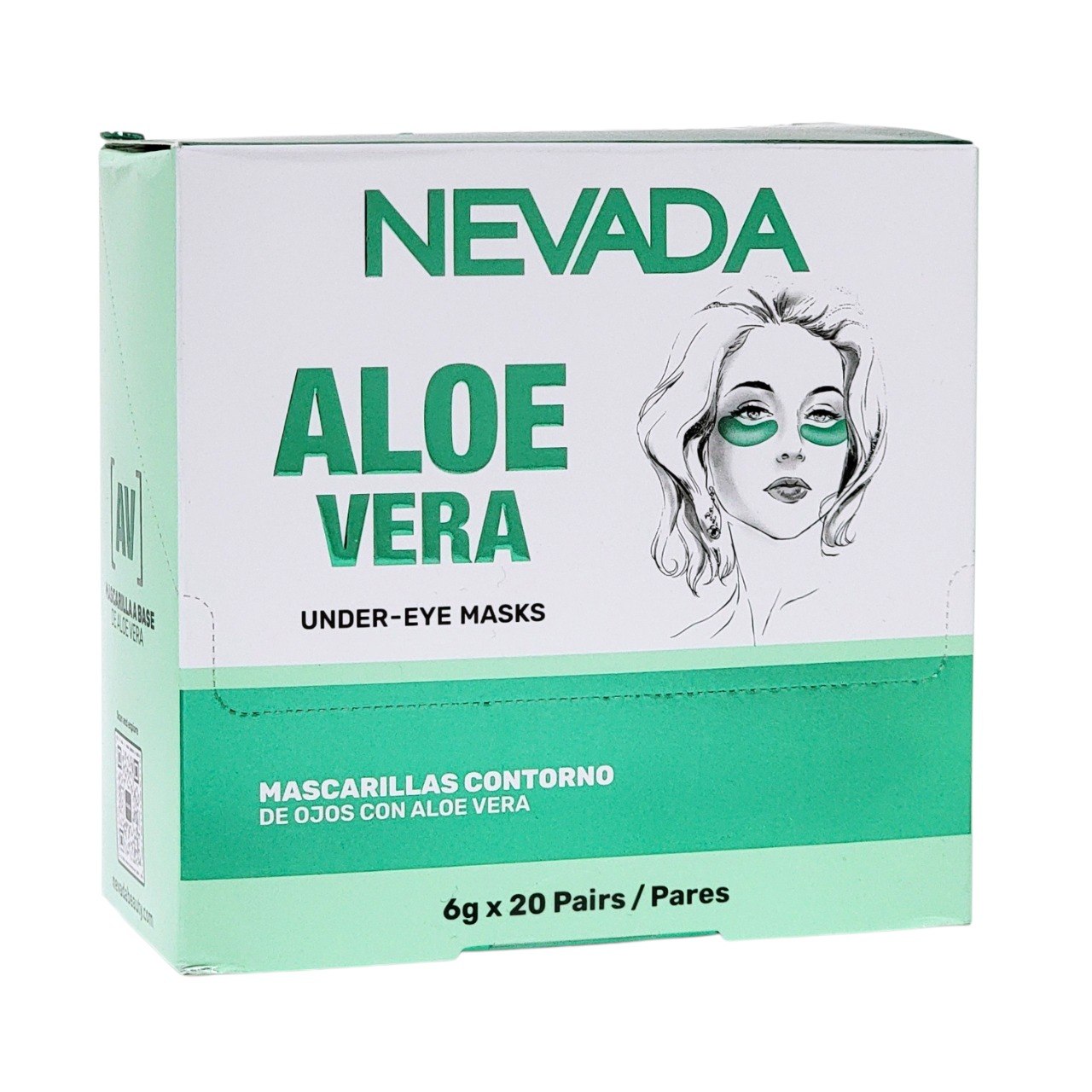 PARCHES DE OJOS HIDRATANTES CON EXTRACTO DE ALOE VERA NEVADA 6G