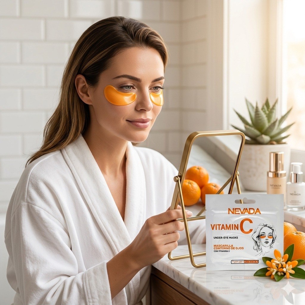 PARCHES HIDRATANTES DE OJOS REVITALIZANTES CON VITAMINA C Y EXTRACTO DE ALGAS MARINAS 1 PAR NEVADA 6G