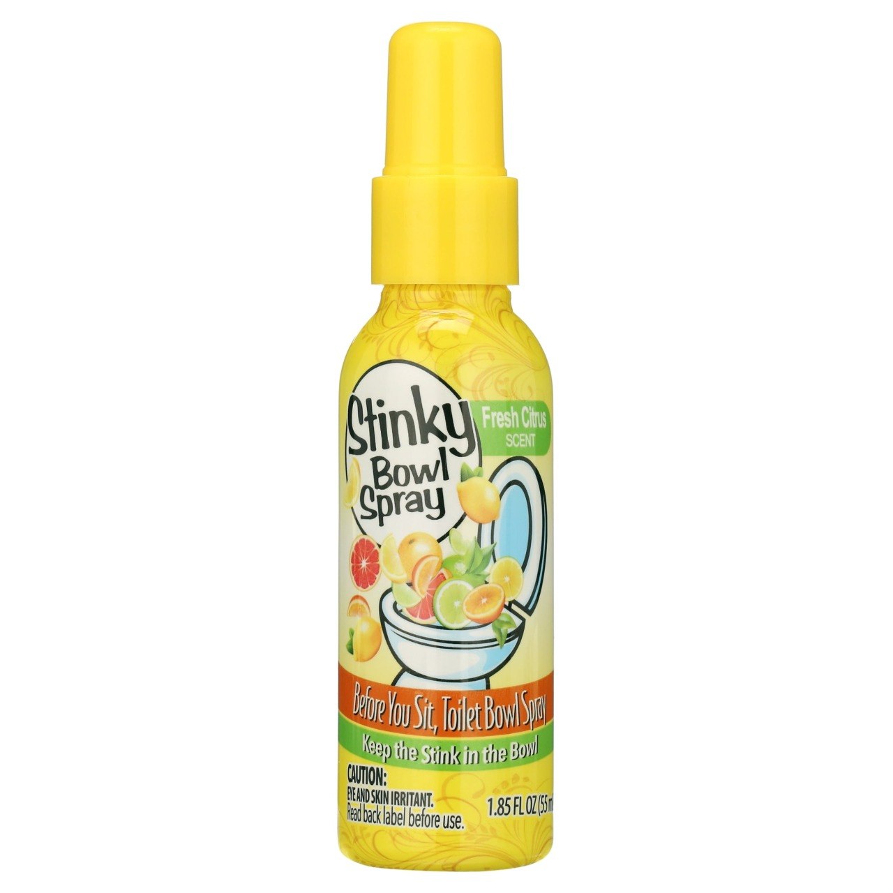 SPRAY BLOQUEADOR DE OLORES PARA EL INODORO AROMA CITRICO STINKY BOWL 55ML