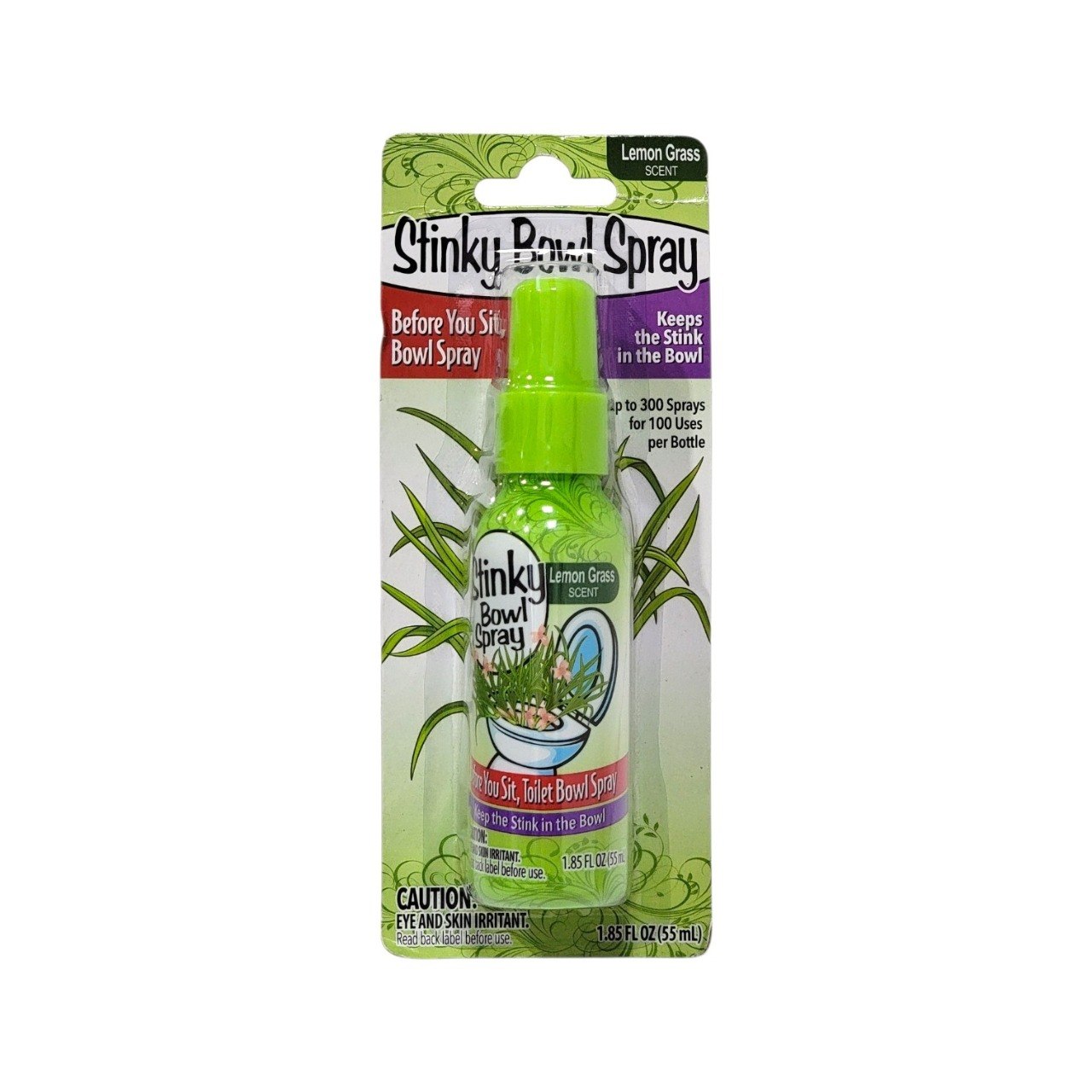 SPRAY BLOQUEADOR DE OLORES PARA EL INODORO AROMA A LIMONCILLO STINKY BOWL 55ML