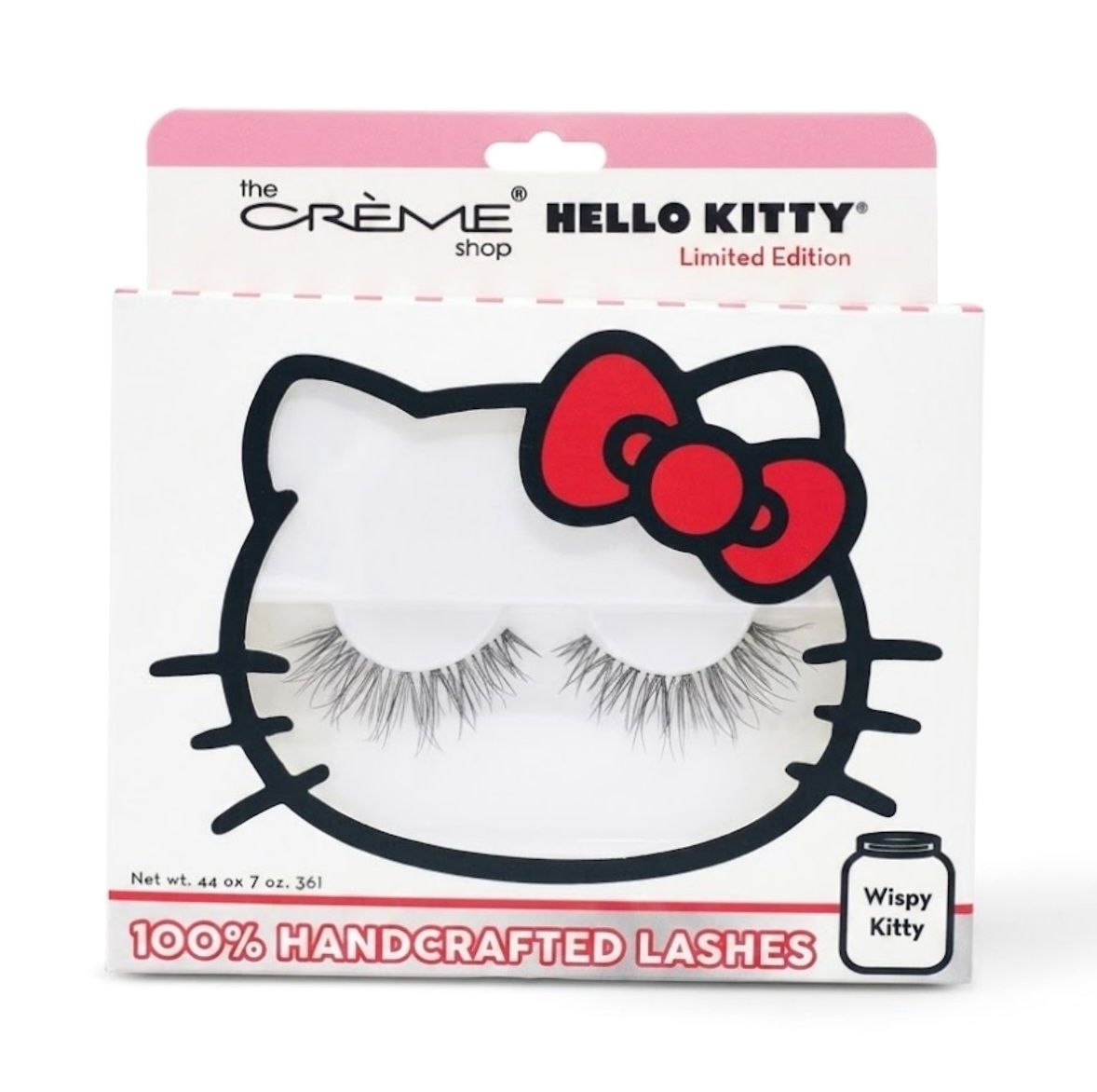 PESTAÑAS POSTIZAS ARTESANALES HELLO KITTY X THE CRÈME SHOP 1 PAR