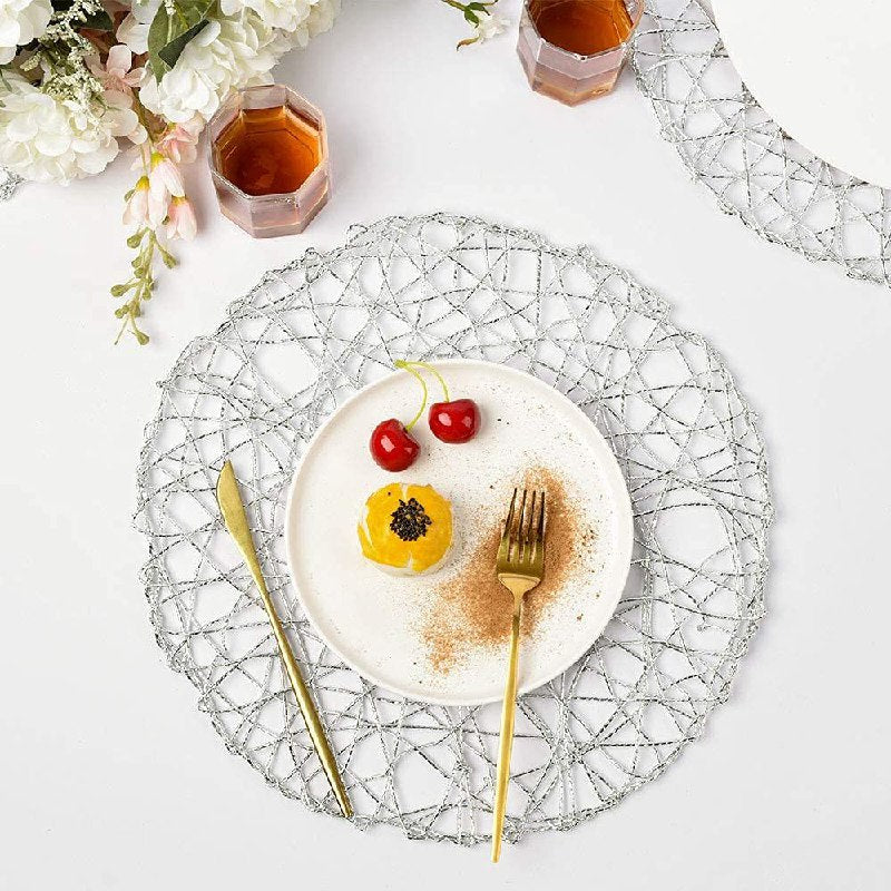 MANTELES INDIVIDUALES PARA COMEDOR DE COCINA RESISTENTE AL CALOR 4UND LUXE 38X38CM