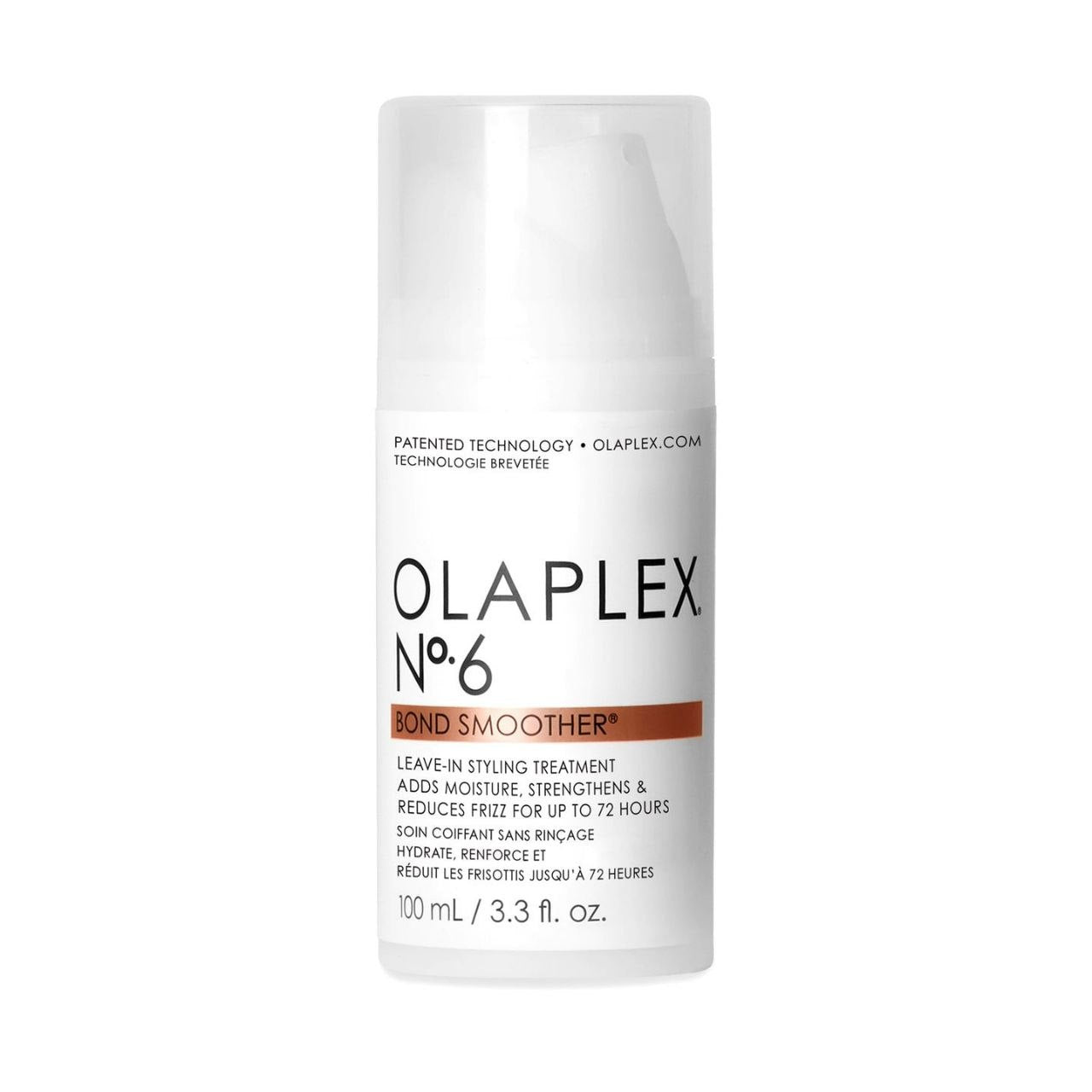 CREMA PARA PEINAR ALISADORA REPARADORA SIN ENJUAGUE CON TECNOLOGIA PATENTADA N°6 OLAPLEX 100ML
