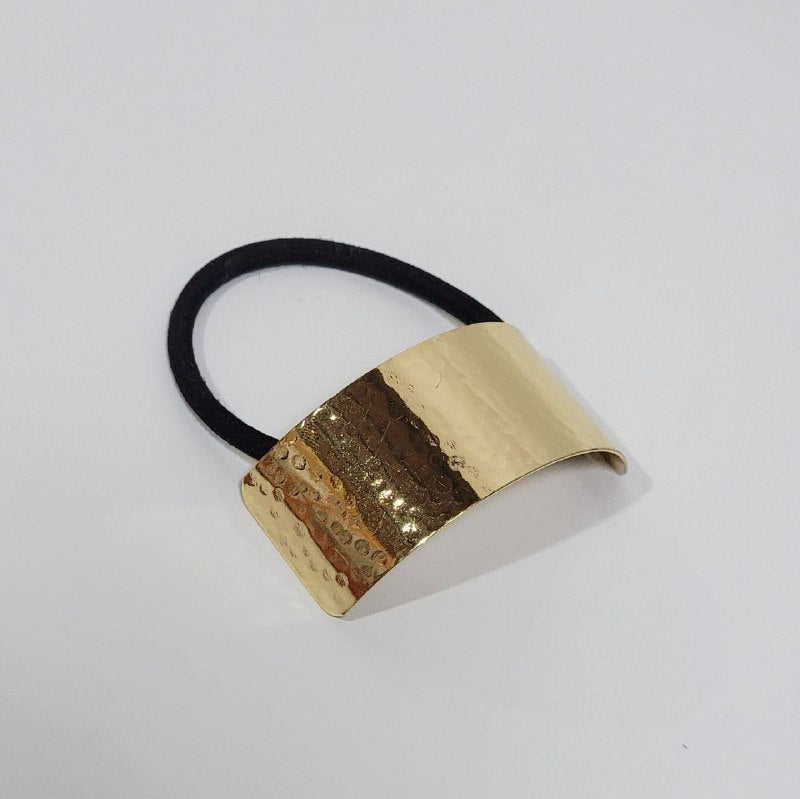 COLA DECORATIVA METALICA PARA EL CABELLO COLOR DORADO VARIOS ESTILOS PONY CUFFS