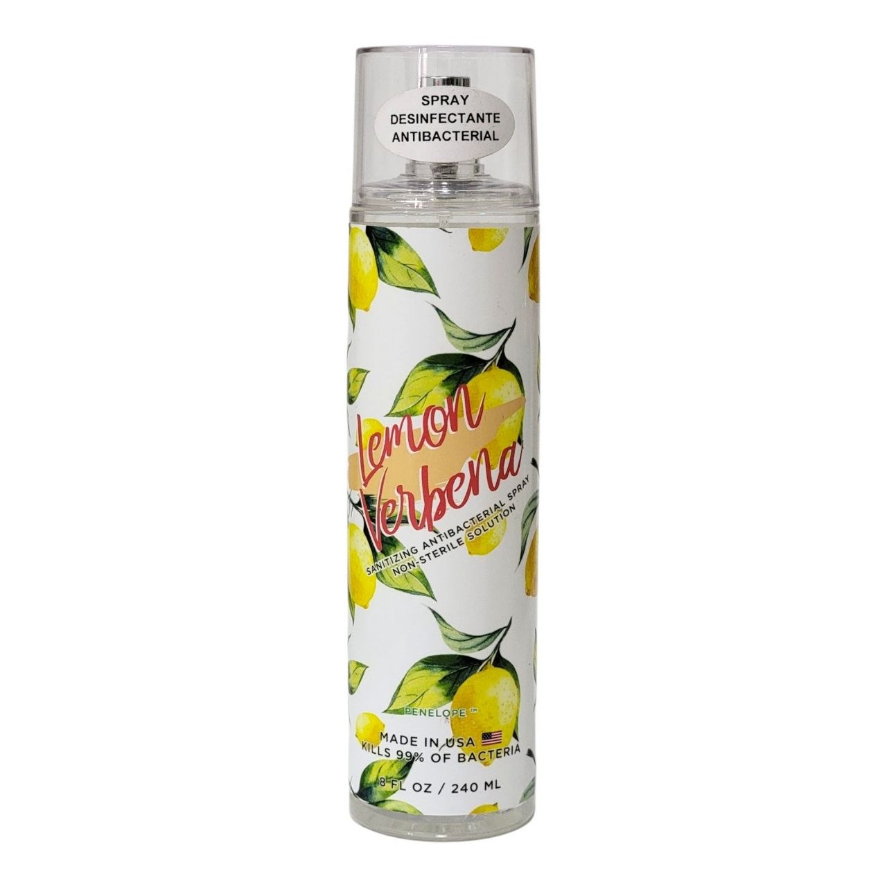 SPRAY DESINFECTANTE ANTIBACTERIAL AROMA LEMON VERBENA PENELOPE 240ML