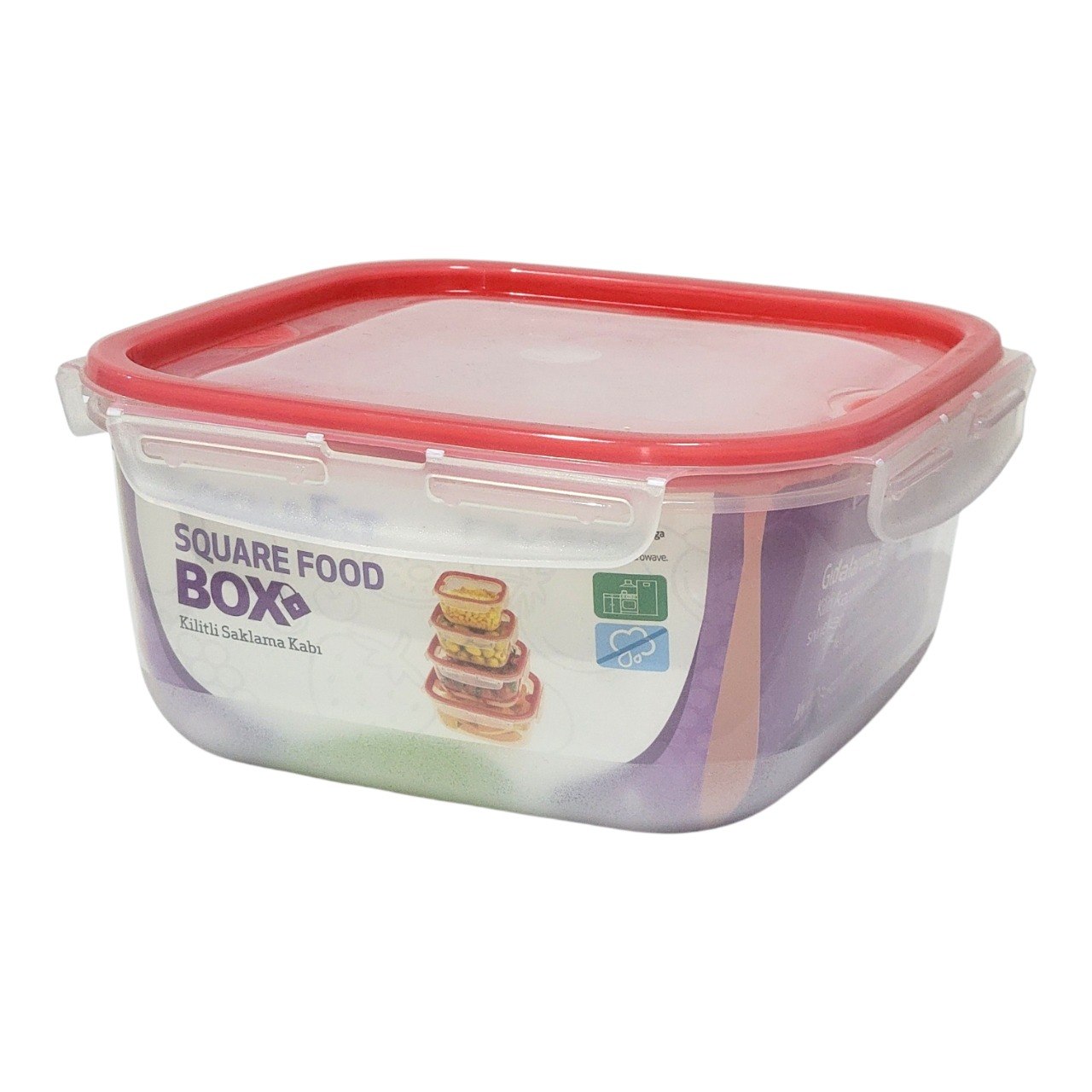 SET DE RECIPIENTES PANAS PARA ALIMENTOS DE TAMAÑOS VARIADOS 4PCS LOCK&FIT