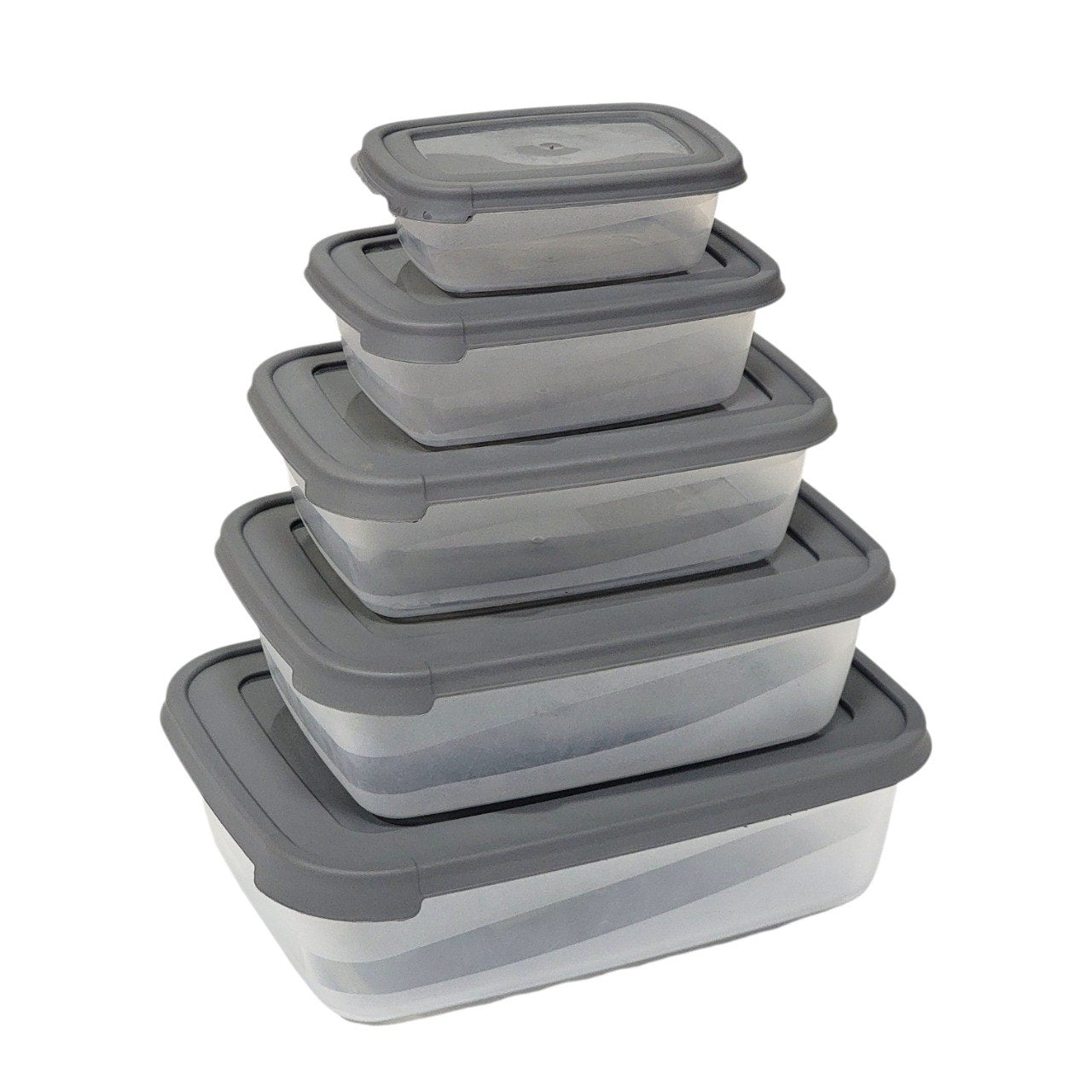 SET DE RECIPIENTES PANAS PARA ALIMENTOS MULTIUSOS 5PCS BAGER