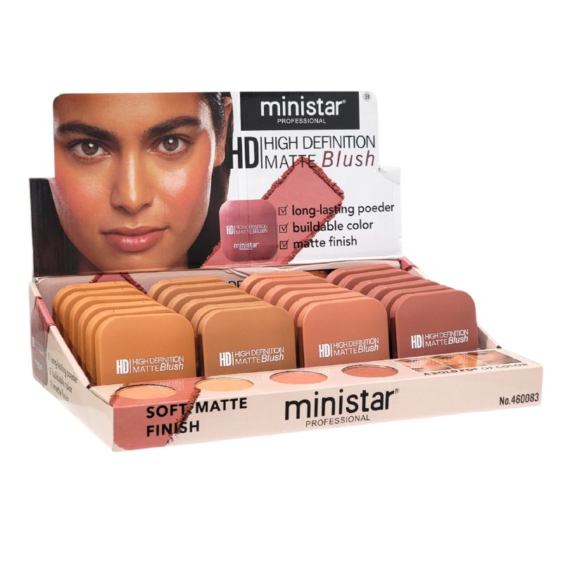 BLUSH MATTE DE ALTA DEFINICION DE LARGA DURACION MINNISTAR 8G DUPE DE NYX
