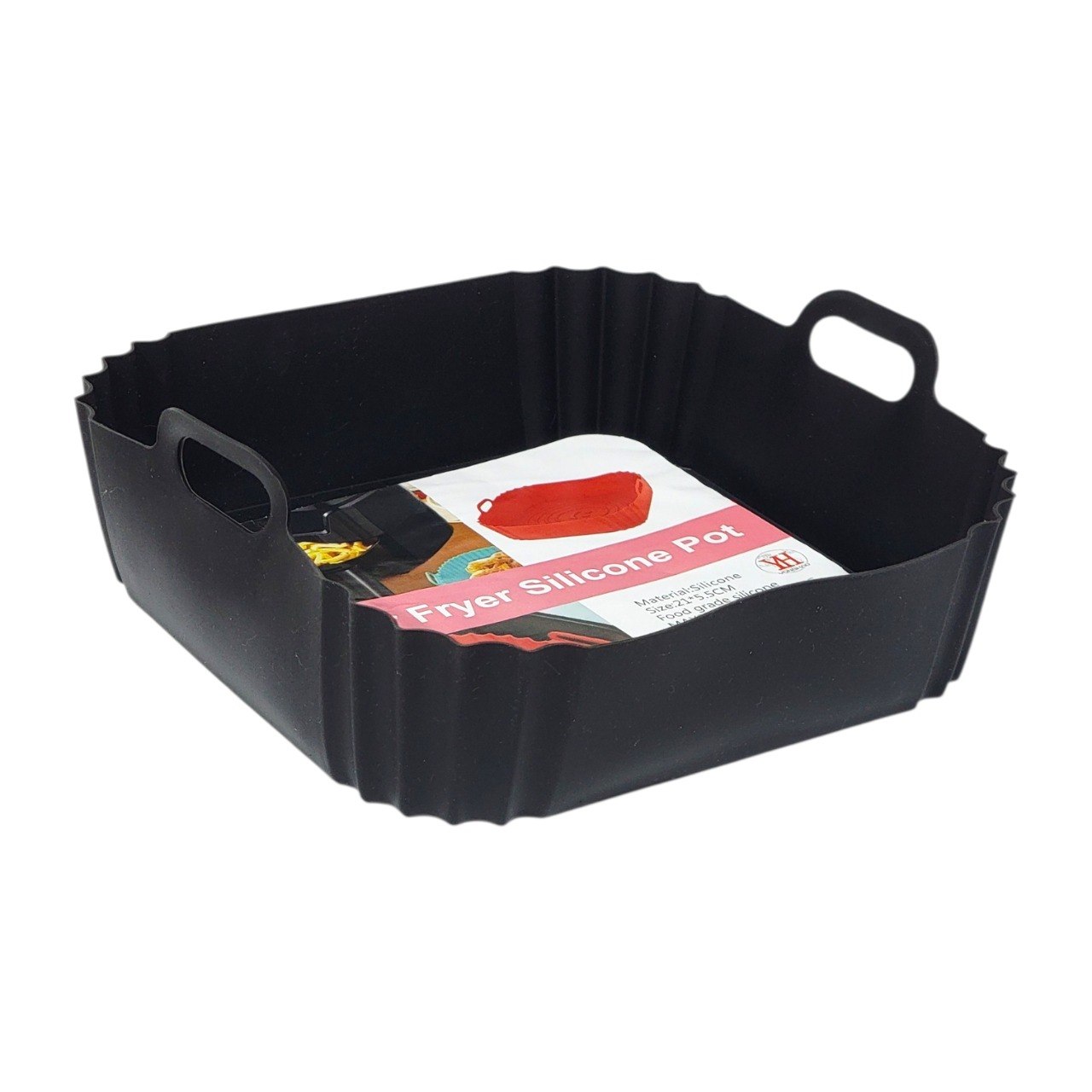 RECIPIENTE MOLDE DE SILICONA PARA FREIDORA DE AIRE 21X5CM