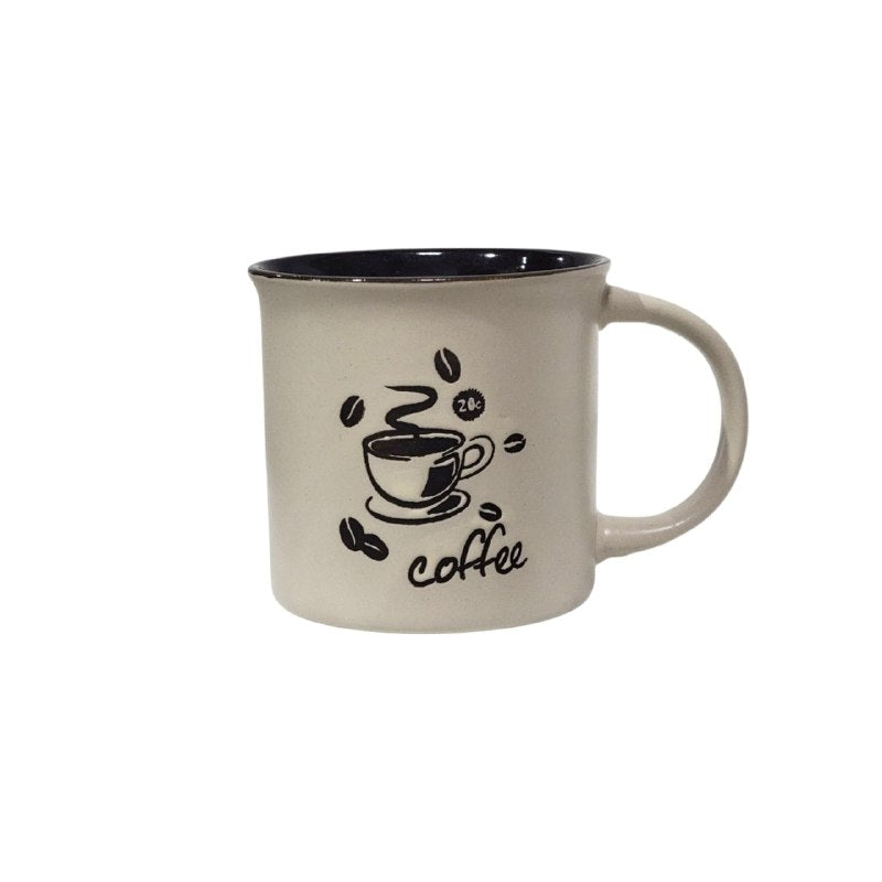 TAZA DE CERAMICA CLASICA PREMIUM CON ACABADO FILTRADO 7CM