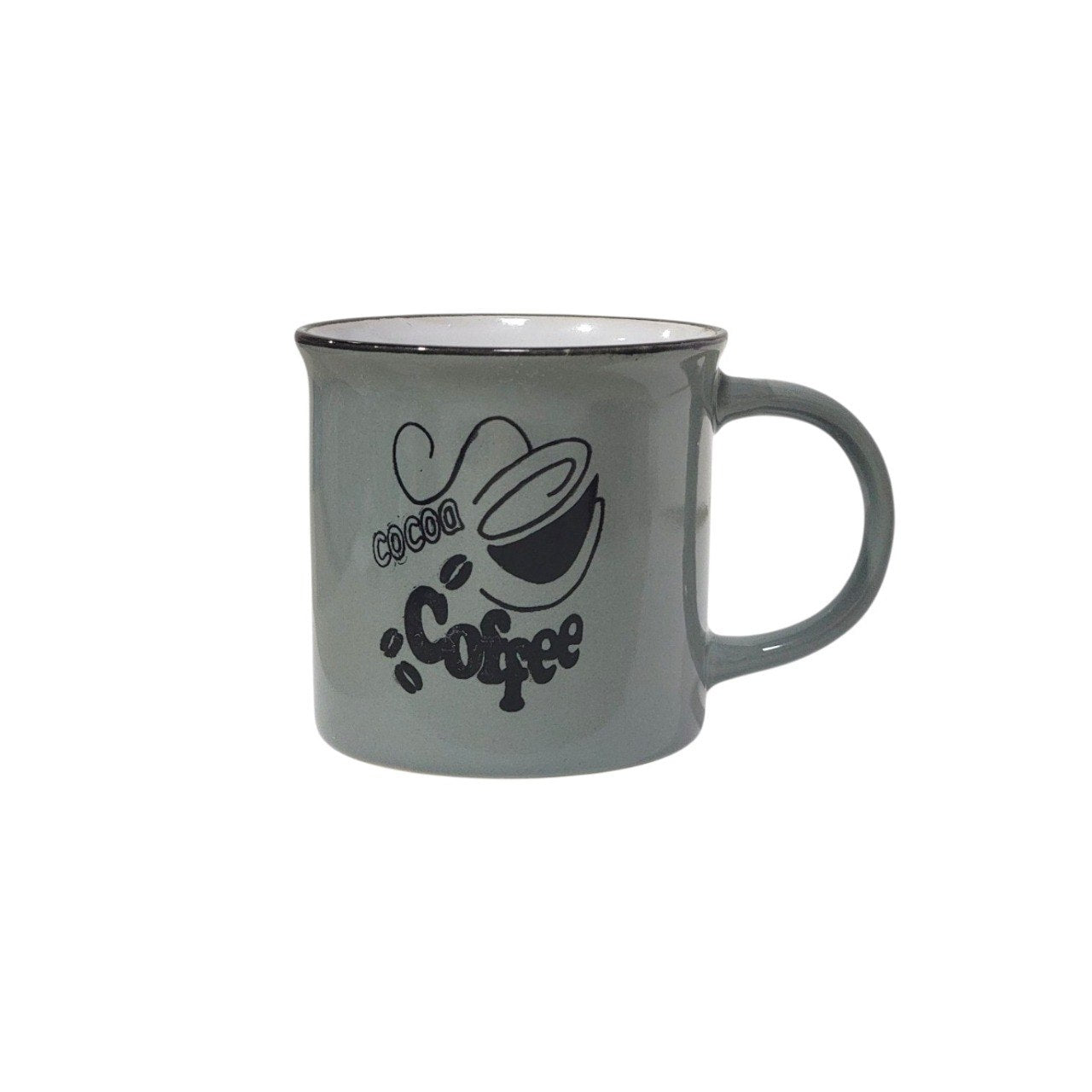 TAZA DE CERAMICA CLASICA PREMIUM CON ACABADO FILTRADO 7CM