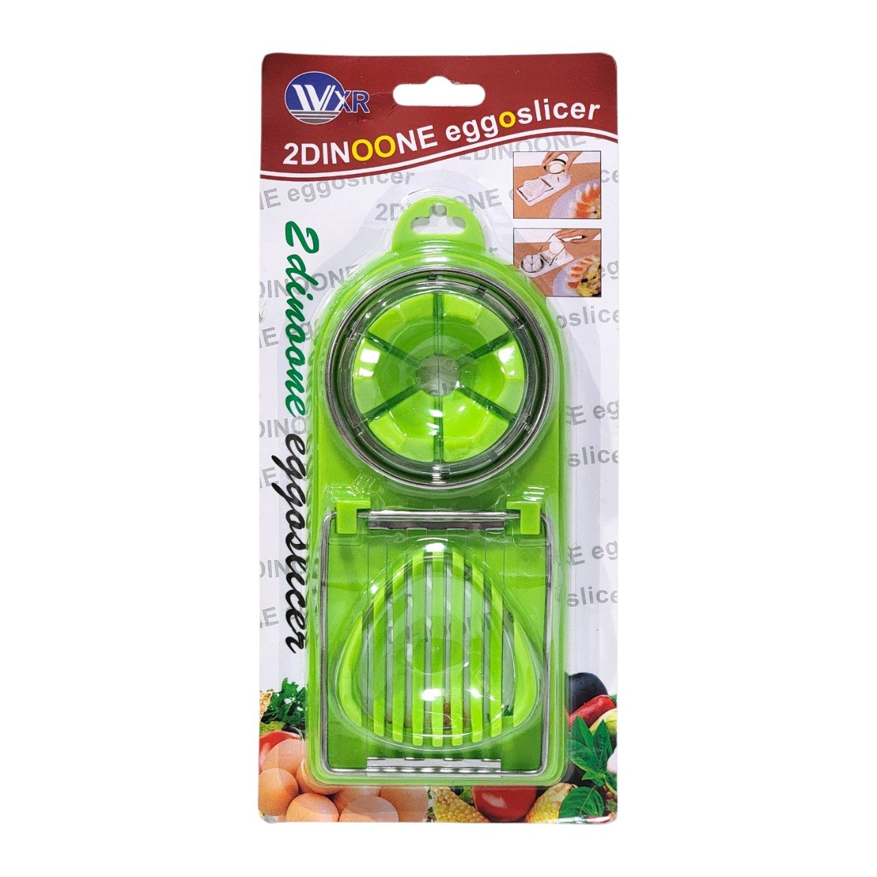 REBANADOR DE HUEVOS MULTIFUNCIONAL DE PRECISION 2 EN 1 VXR 20X8CM
