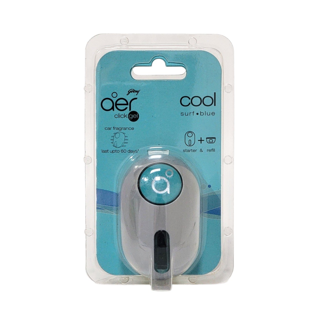 AMBIENTADOR PARA CARRO EN GEL PARA REJILLA CON DIFUSOR Y REPUESTO GODREJ AER 10G