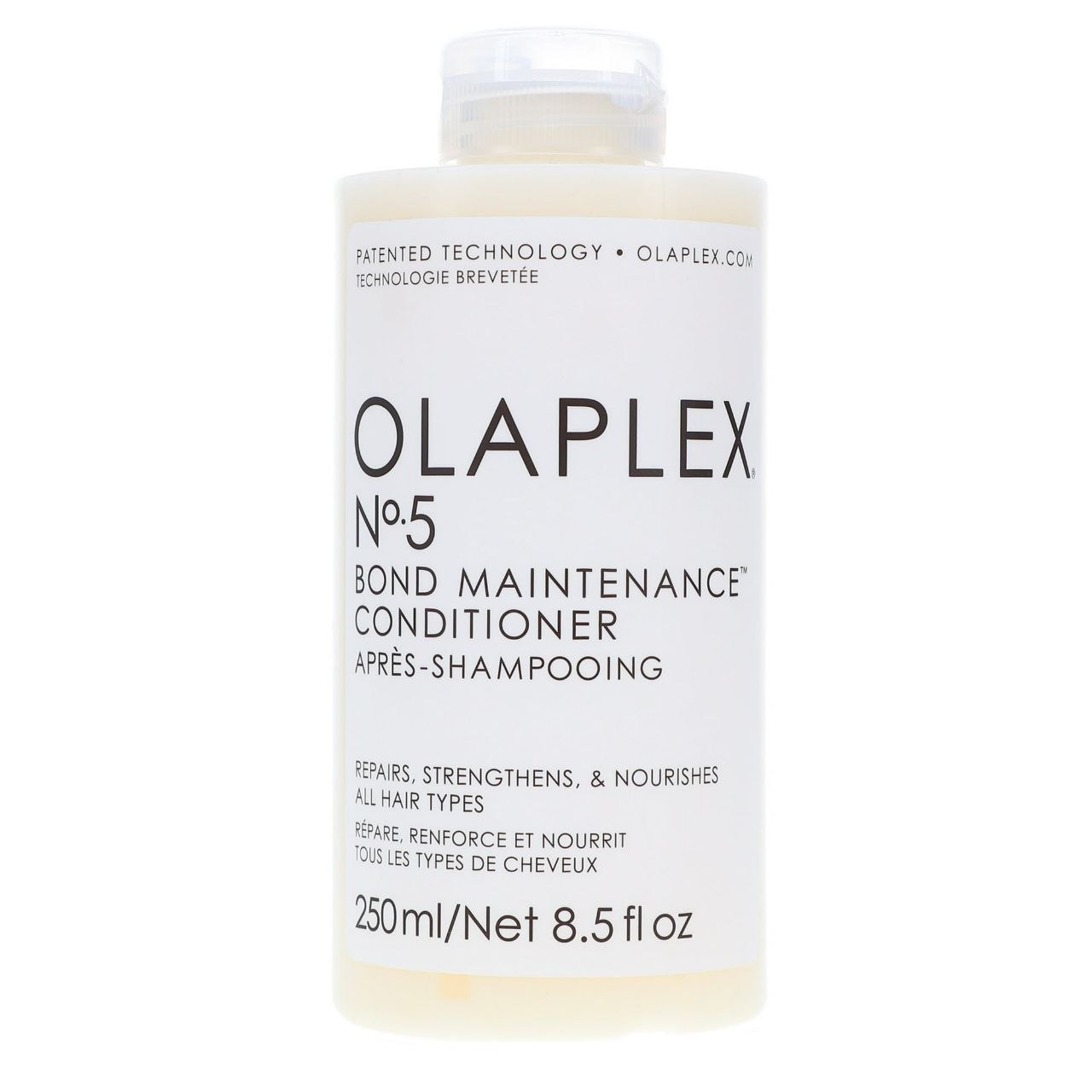 ACONDICIONADOR REPARADOR DE ALTA GAMA CON TECNOLOGIA PATENTADA N°5 OLAPLEX 250ML