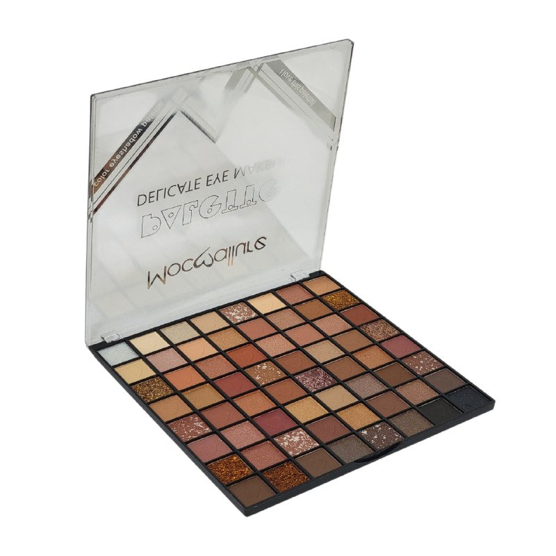 SOMBRA DE MAQUILLAJE EN PALETA PARA OJOS DE 64 TONOS MOCMALLURE 19X19CM