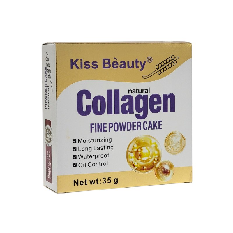 POLVO DE COLAGENO FINO HIDRATANTE DE LARGA DURACION RESISTENTE ALA GUA KISS BEAUTY 35G