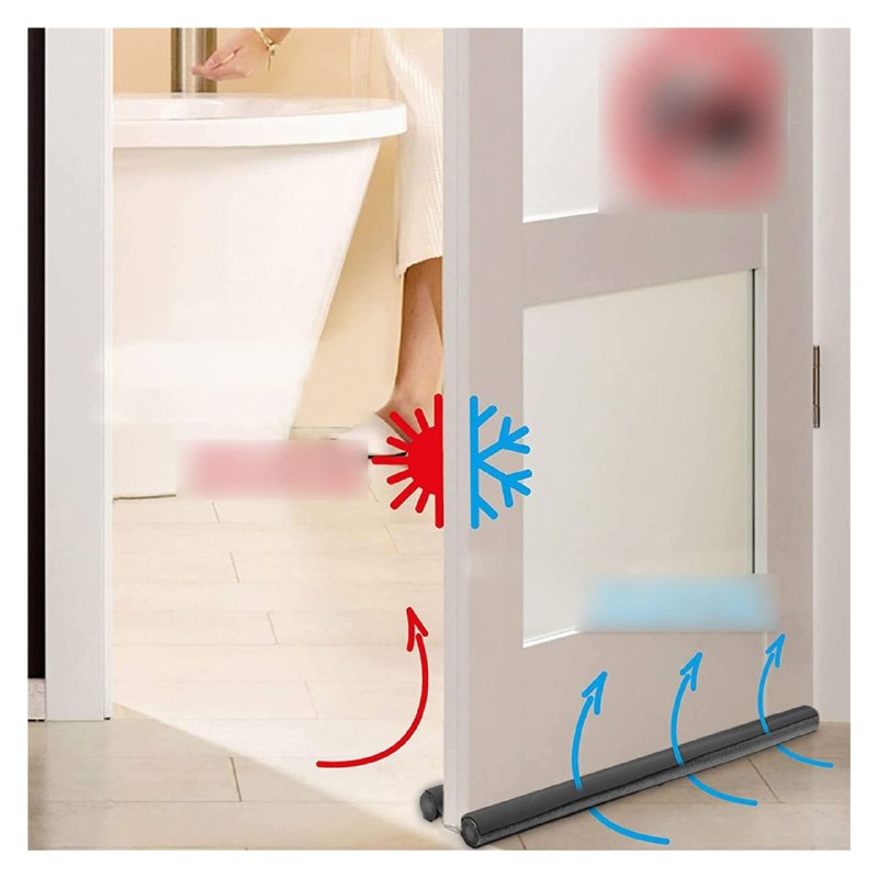 TIRA DE SELLADO INFERIOR DE PUERTA AJUSTABLE,TIRA DE CLIMA DEBAJO DE LA PUERTA