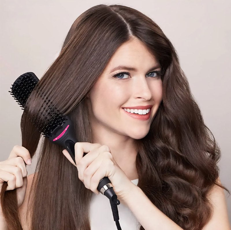 CEPILLO ALISADOR DE CABELLO Y GENERADOR DE BRILLO ONE-STEP STRAIGHT AND SHINE REVLON