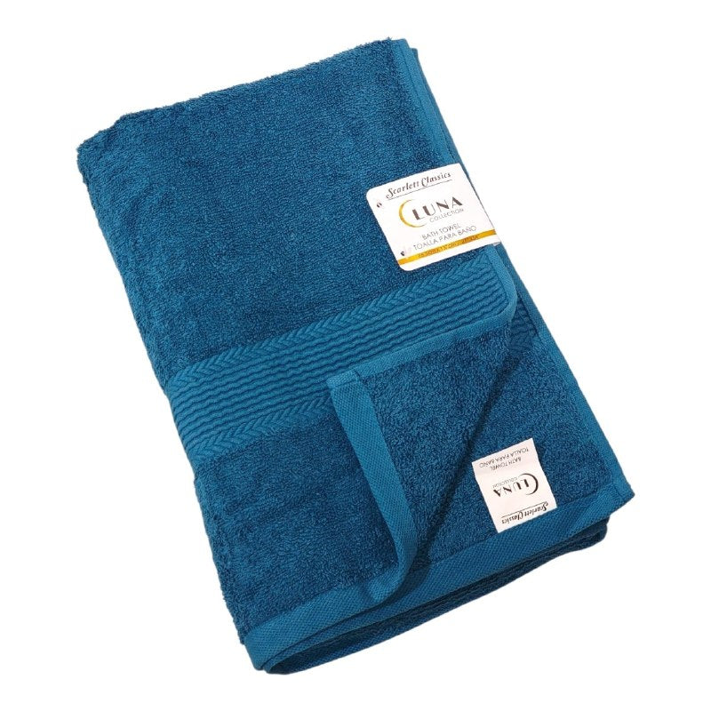 TOALLA PARA BAÑO DE CUERPO PREMIUM DE ALTA DENSIDAD 100% ALGODON SCARLETT CLASSICS 68X137CM