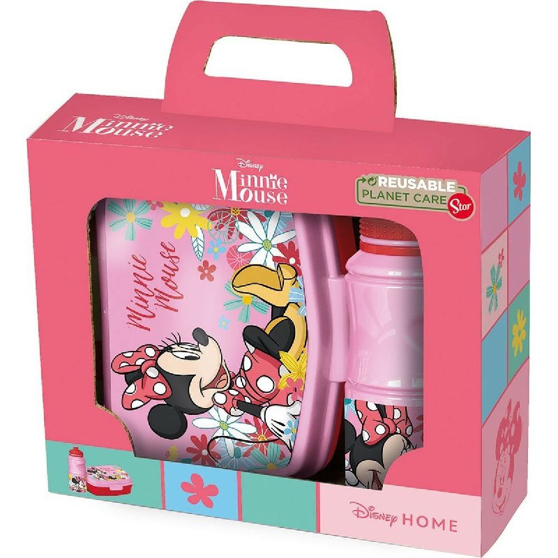 LONCHERA EN SET CON VASO DISNEY HOME MINNIE MOUSE