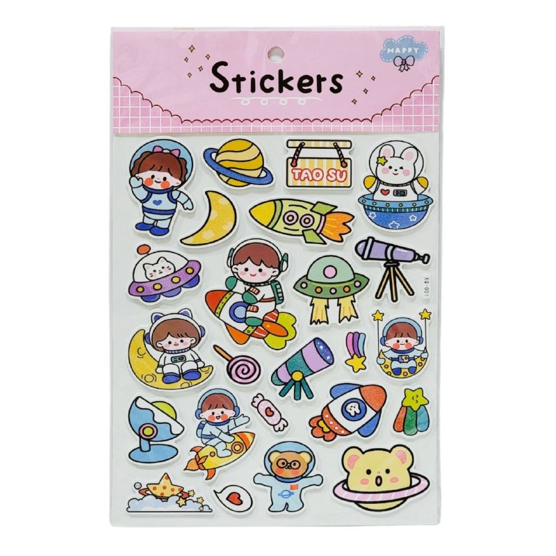 STICKERS DE DECORACION Y ESTIMULACION DE APRENDIZAJE PARA NIÑOS