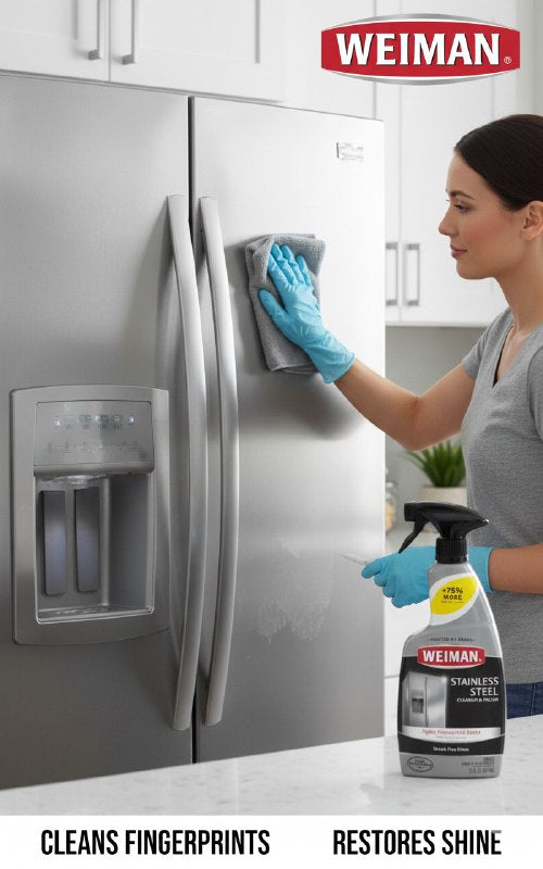 LIMPIADOR Y PULIDOR PARA SUPERFICIES DE ACERO INOXIDABLE WEIMAN 651ML
