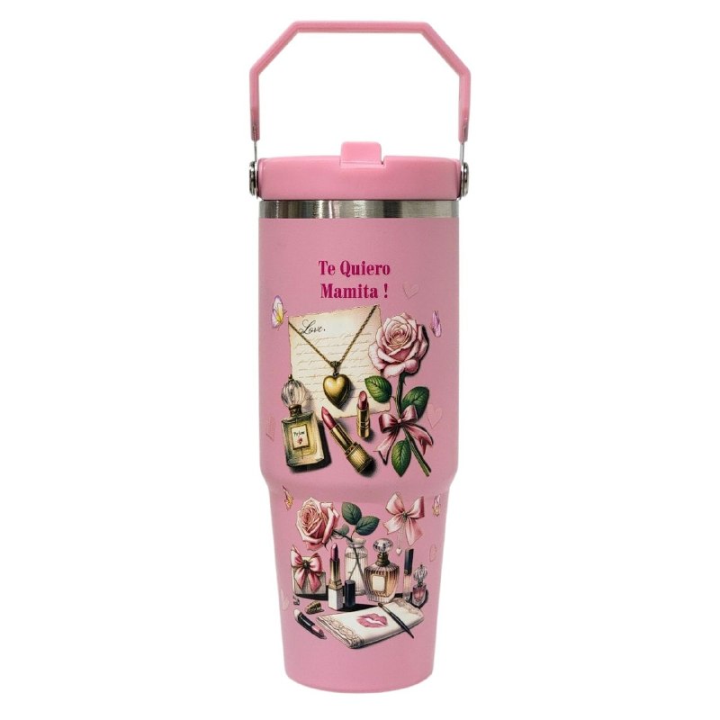 TERMO PORTATIL DE ALTA RESISTENCIA DE ACERO INOXIDABLE DEL DIA DE LAS MADRES BENELI HOME 600ML