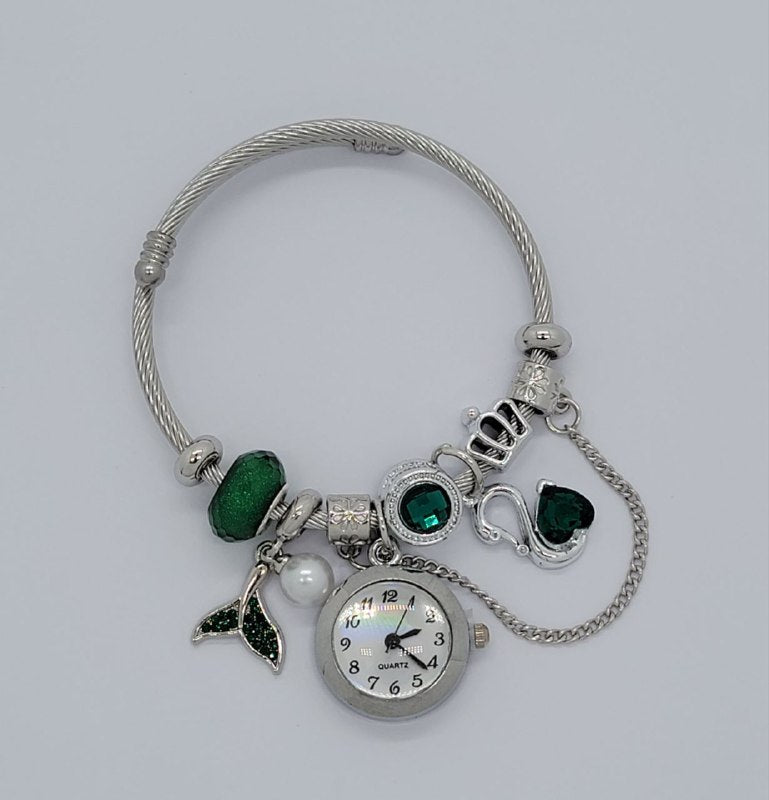 RELOJ ECONOMICO TIPO PANDORA PARA DAMA